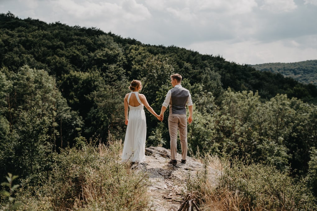 Hochzeit in der Altstadt von Bamberg, mit Trauung in einer historischen Kirche
