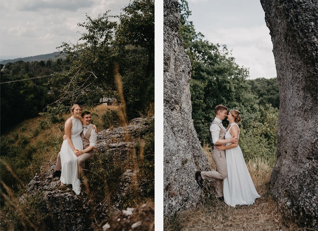 Hochzeit in der Altstadt von Bamberg, mit Trauung in einer historischen Kirche