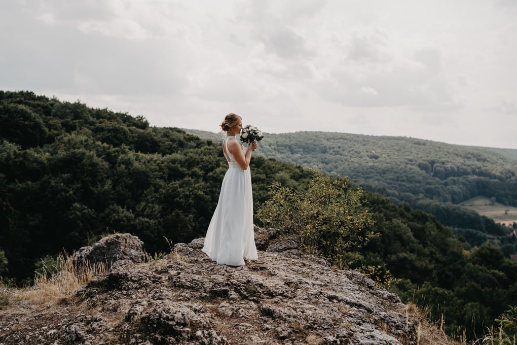 Hochzeit in der Altstadt von Bamberg, mit Trauung in einer historischen Kirche