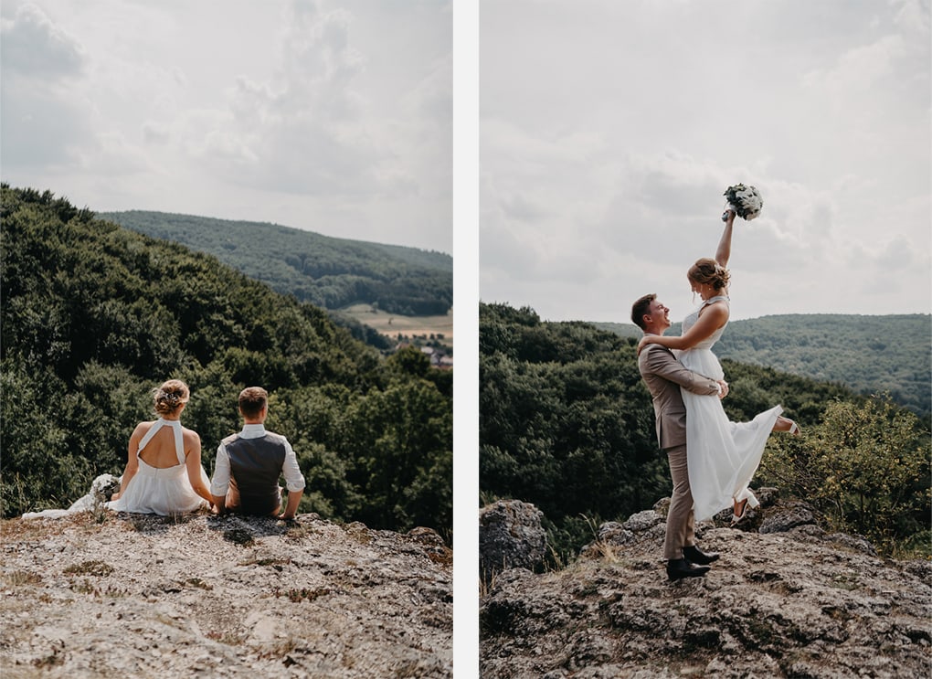 Hochzeit in der Altstadt von Bamberg, mit Trauung in einer historischen Kirche