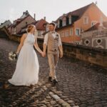 Hochzeit in der Altstadt von Bamberg, mit Trauung in einer historischen Kirche