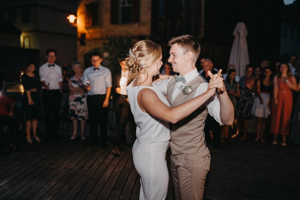 Hochzeit in der Altstadt von Bamberg, mit Trauung in einer historischen Kirche
